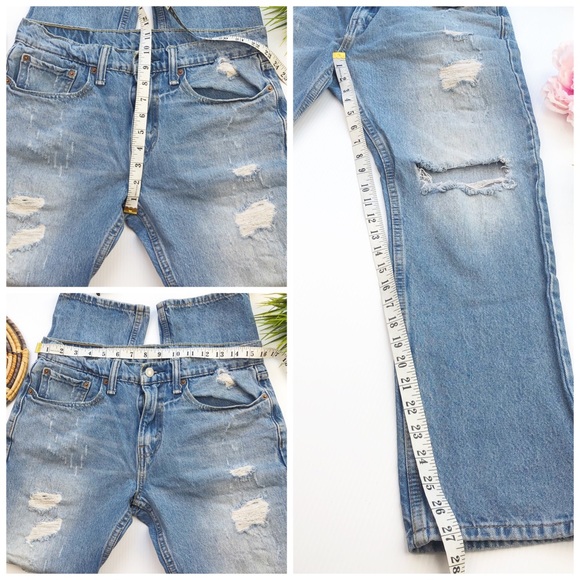 Levi’s 502 Light Wash Medium Rise Jeans - Picture 4 of 9